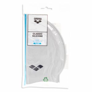 Gorro Natación De Silicona Blanco ARENA Talla Adulto