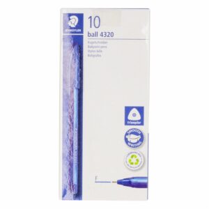 Bolígrafo Triangular Azul STAEDTLER 10 Uds