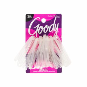 Ligas Elásticas Transparentes Grandes GOODY Longitud Perfecta X 30 Unidades