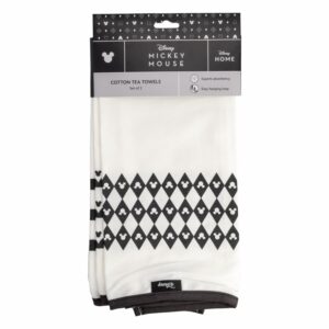 Set Toallas De Cocina Monocromático DISNEY 2 Piezas