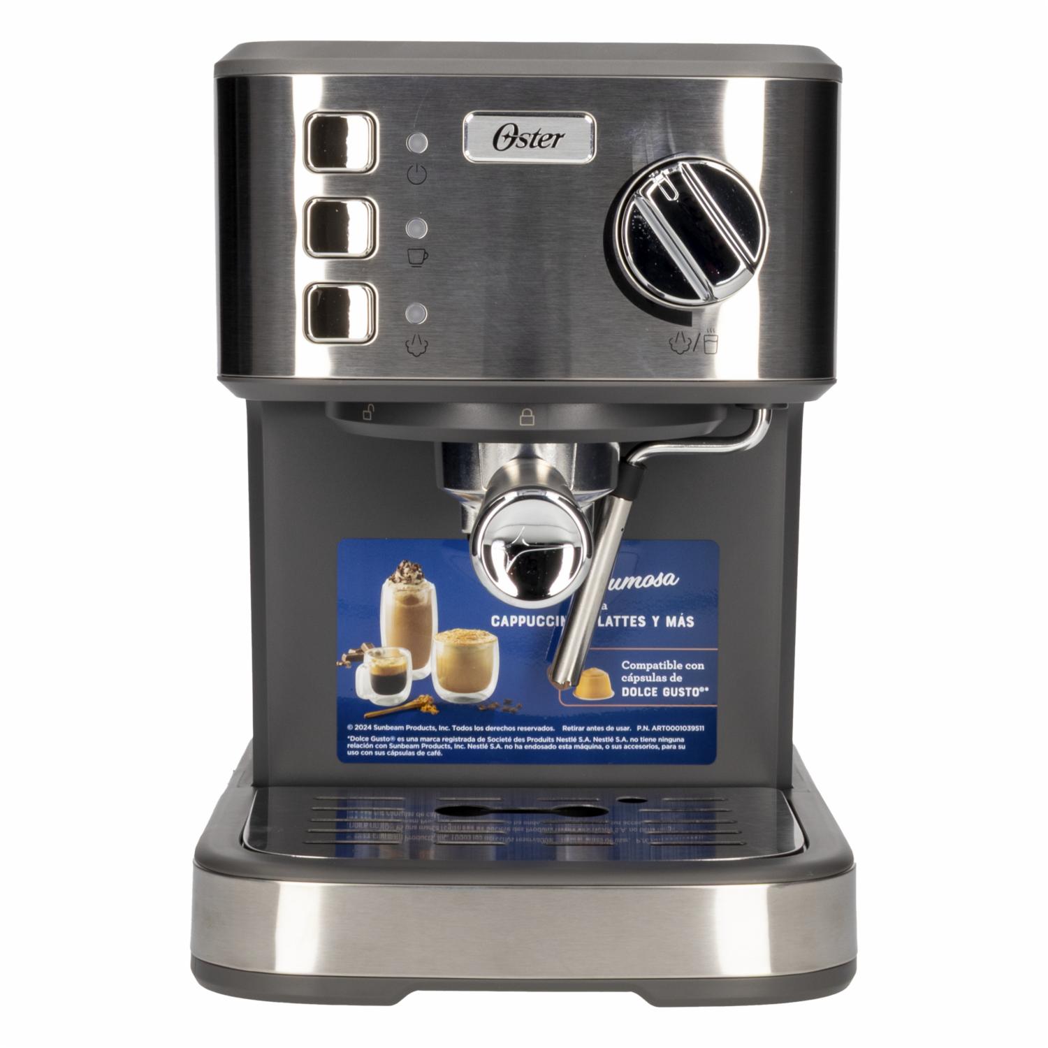 Cafetera Eléctrica Espresso Cappuccino Con Latte Maker BVSTEM5502-013 OSTER Unidad