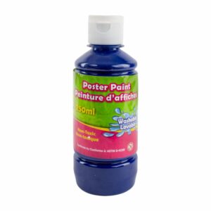 Pintura Escolar Lavable Color Azul LPS 250 Ml