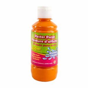 Pintura Escolar Lavable Color Naranja LPS 250 Ml