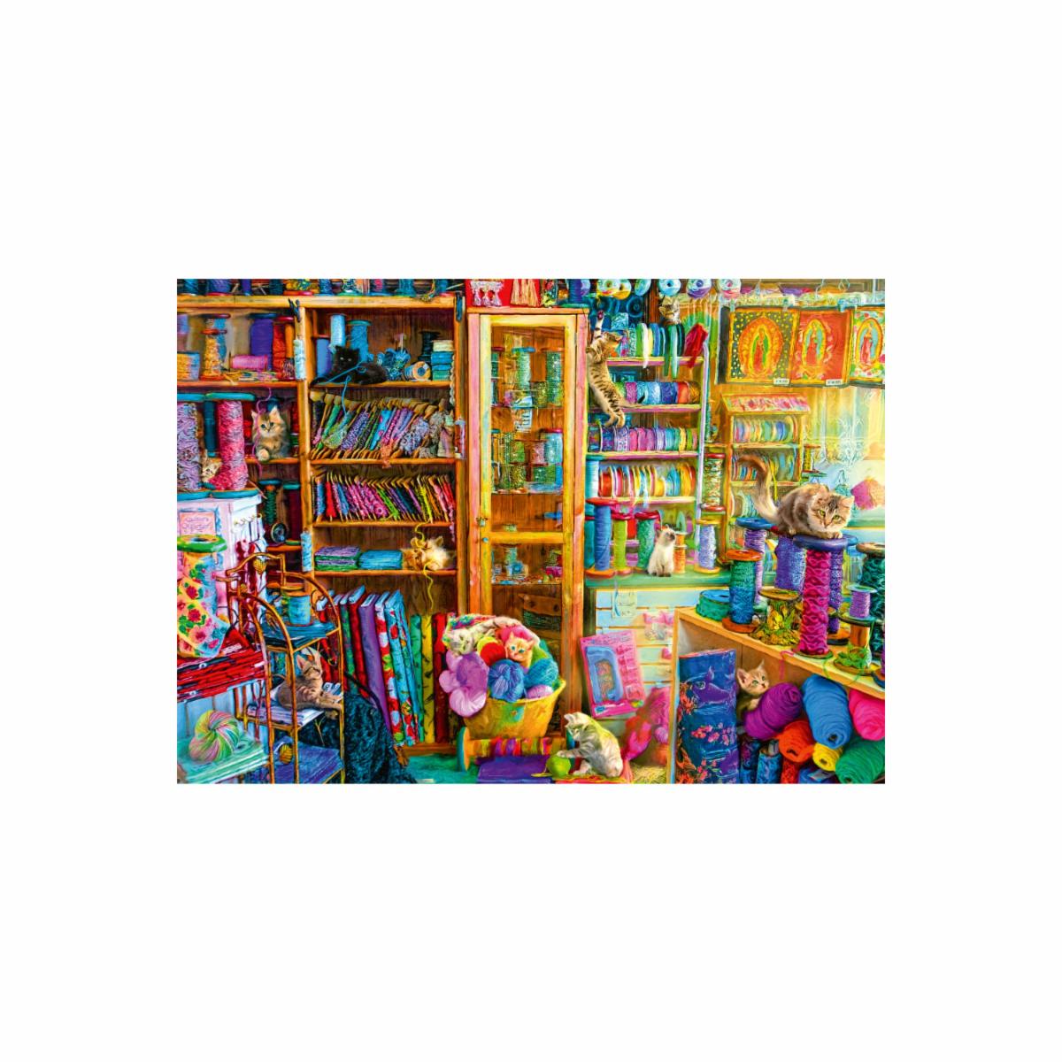 Rompecabezas Paraíso De Los Gatos TREFL 2000 Piezas - Imagen 2