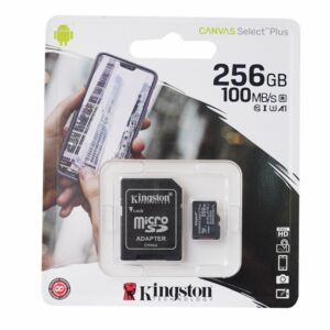 Micro SD Canvas Select Plus 100MB/S KINGSTON 256 Gb