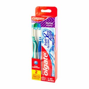 Kit Higiene Bucal Zig Zag X2 + Pasta Dental Triple Acción Xtreme COLGATE 1 X 3 Unidades