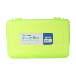 Caja Escolar Multiuso Glitter BAZIC Unidad