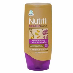 Acondicionador Keratinmax Keratina Reparadora + Vitamin Complex NUTRIT 550 Ml