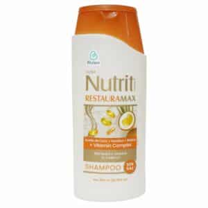 Shampoo De Cabello Restauramax Aceite De Coco + Keratina + Biotina + Vitamin Complex NUTRIT 600 Ml