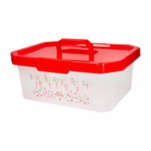 Caja Organizadora Roja Con Manija ESTRA 11 Litros