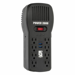 Regulador De Voltaje 8 Tomas 2 USB MAGOM 2000 Jules