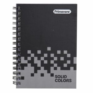 Cuaderno Argollado Cuadros Solid Colors PRIMAVERA 80 Hojas