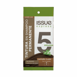 Tinte De Cabello En Shampoo Permanente Castaño Claro ISSUE