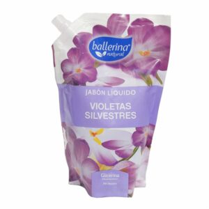 Jabón Líquido Con Glicerina Ph Neutro Violetas Silvestres BALLERINA 750 Ml