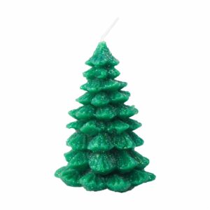 Vela Figura Árbol Navidad Escar Verde LAVEL 9 X 7 Cm