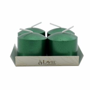 Vela Votiva Laca Verde LAVEL 8 1 x 8 1 x 4 Cm