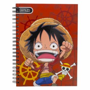 Cuaderno Universitario Cuadros One Piece ESTILO 100 Hojas