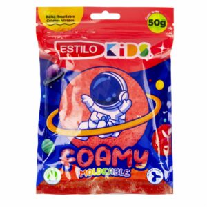 Foamy Moldeable Kids Rojo ESTILO 50 G