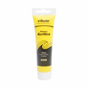 Pintura Acrílica Amarillo BESTER 60 Ml