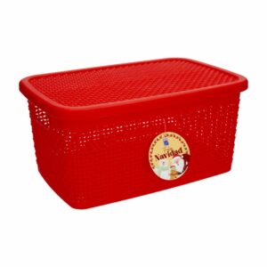 Cesto Spirella Rojo PLAPASA 31,5 X 21 X 14,5 Cm