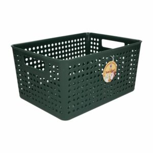 Cesto Marinetti Verde Olivo PLAPASA 35,5 X 26 X 17,7 Cm