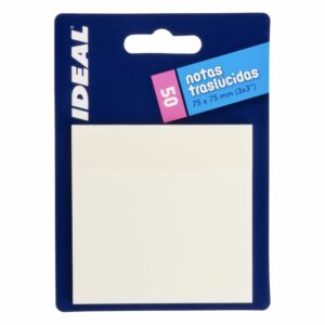 Notas Adhesivas Transparente 75X75MM IDEAL 50 Hojas