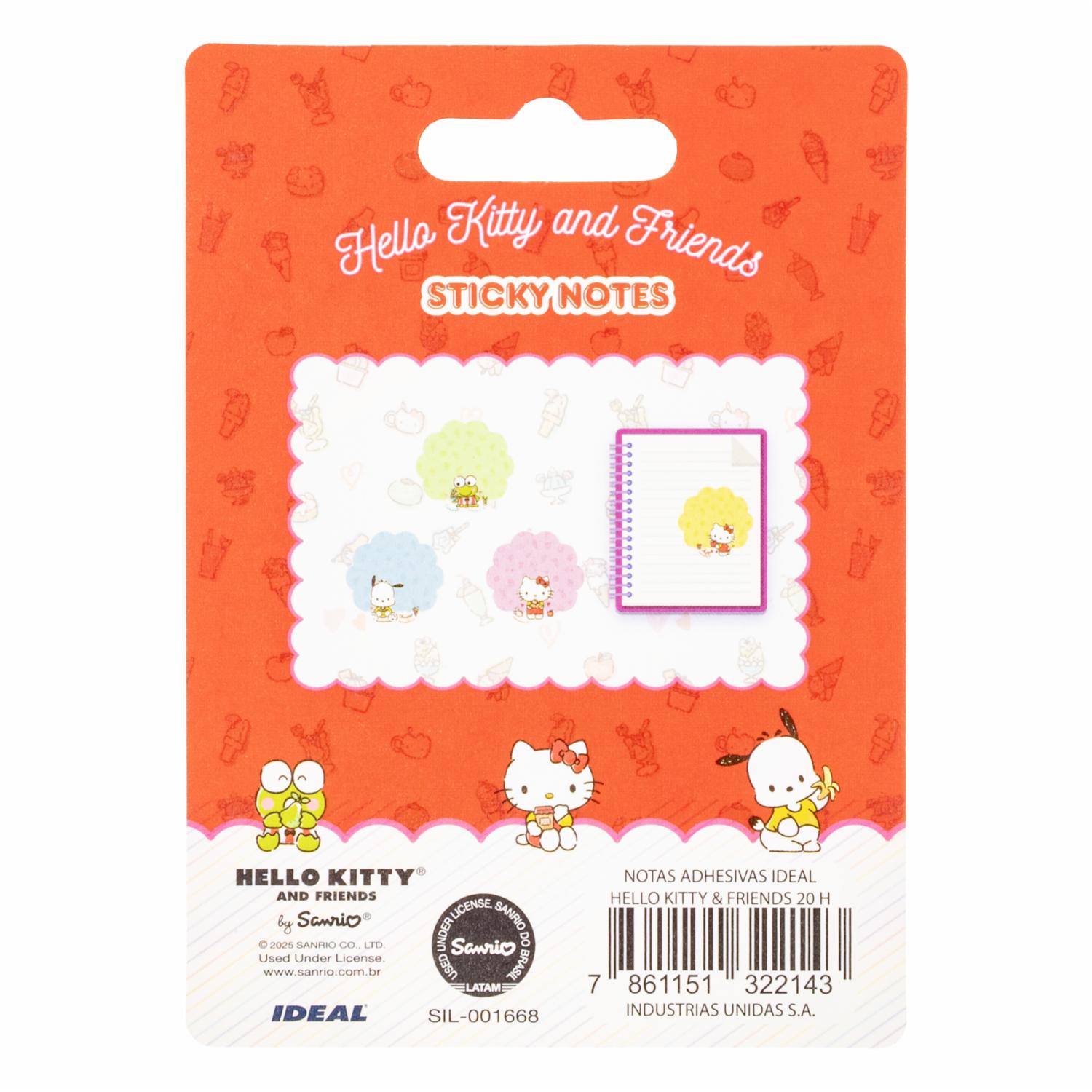 Notas Adhesivas Hello Kitty Y Friends IDEAL 20 Hojas