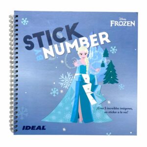 Block De Stickers Números Frozen DISNEY 23X23 Cm