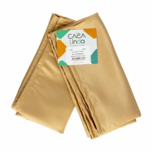 Set De Servilletas Dorado CASA LINDA 2 Piezas