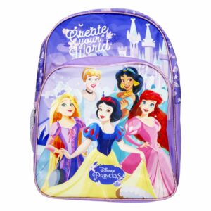 Mochila Escolar Diseño Princesas Rosado VASARI 40 X 28 X 12 Cm