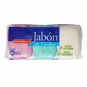 Jabón En Barra Cosmetico Pack SUPERMAXI 6 X 75 G