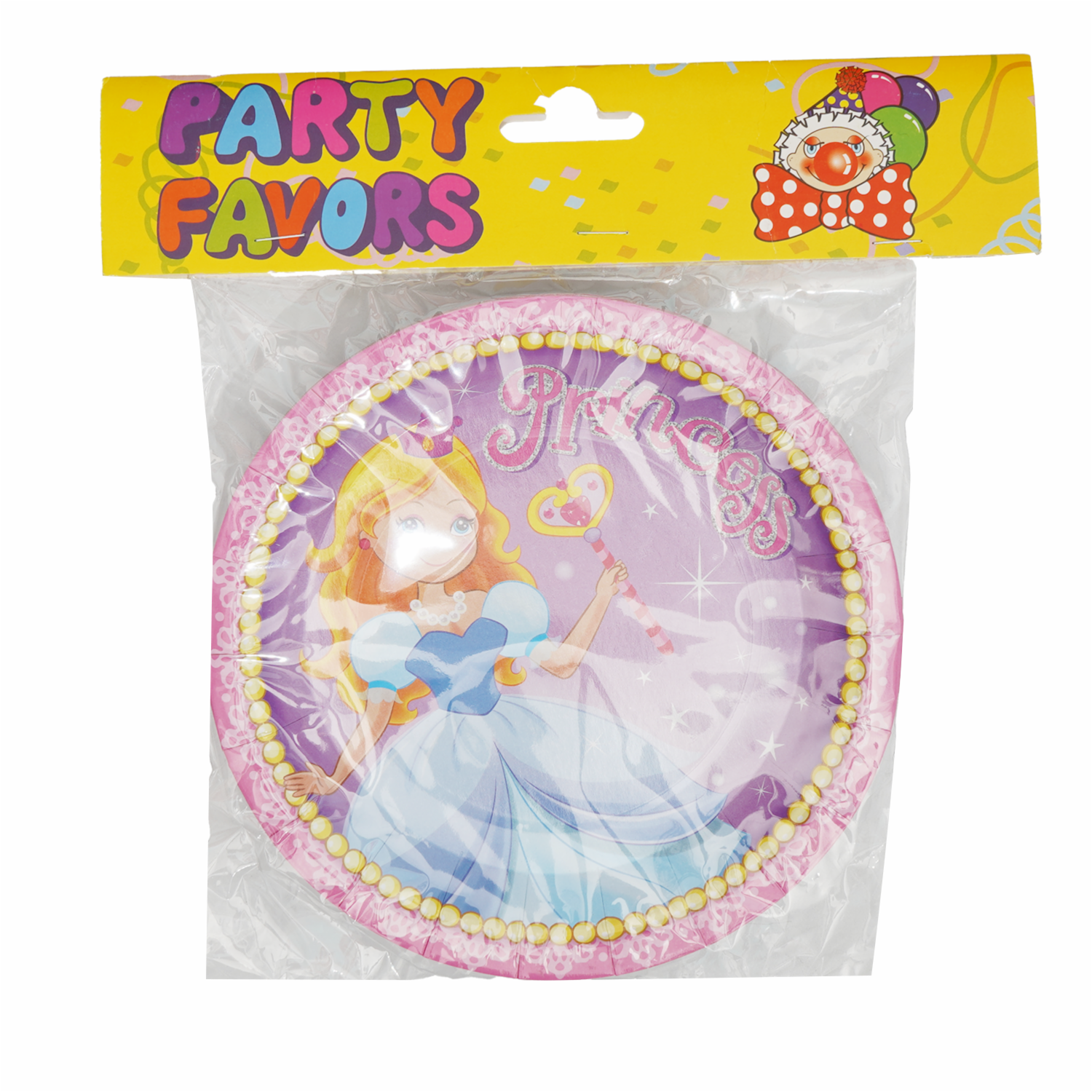 Plato 7" Set 6 Niña Princess IMPORTADORA CUMPLEAÑOS X 10 Uds - Imagen 2