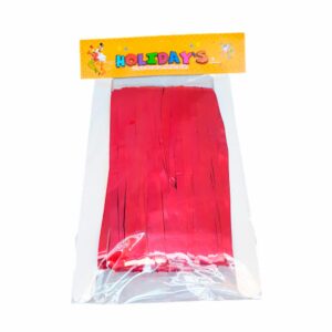 Cortina Decorativa De Fiestas Color Roja HOLIDAY'S 2 Metros