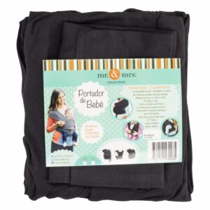 Porta Bebé Fular Con Cinturón Negro MR. & MRS. Pequeña/Mediana