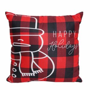 Cojín Navideño Escoces Nieve KIKEMAR 45X45 Cm