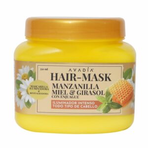 Mascarilla Capilar Iluminador Intenso Manzanilla Miel Y Girasol AVADÍA 350 Ml