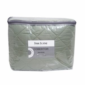 Cobertor Polialgodón Verde Oliva ZIBA HOME 2 Plazas Y 1/2