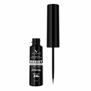 Delineador De Ojos Líquido Resist Negro VOGUE 4 Ml