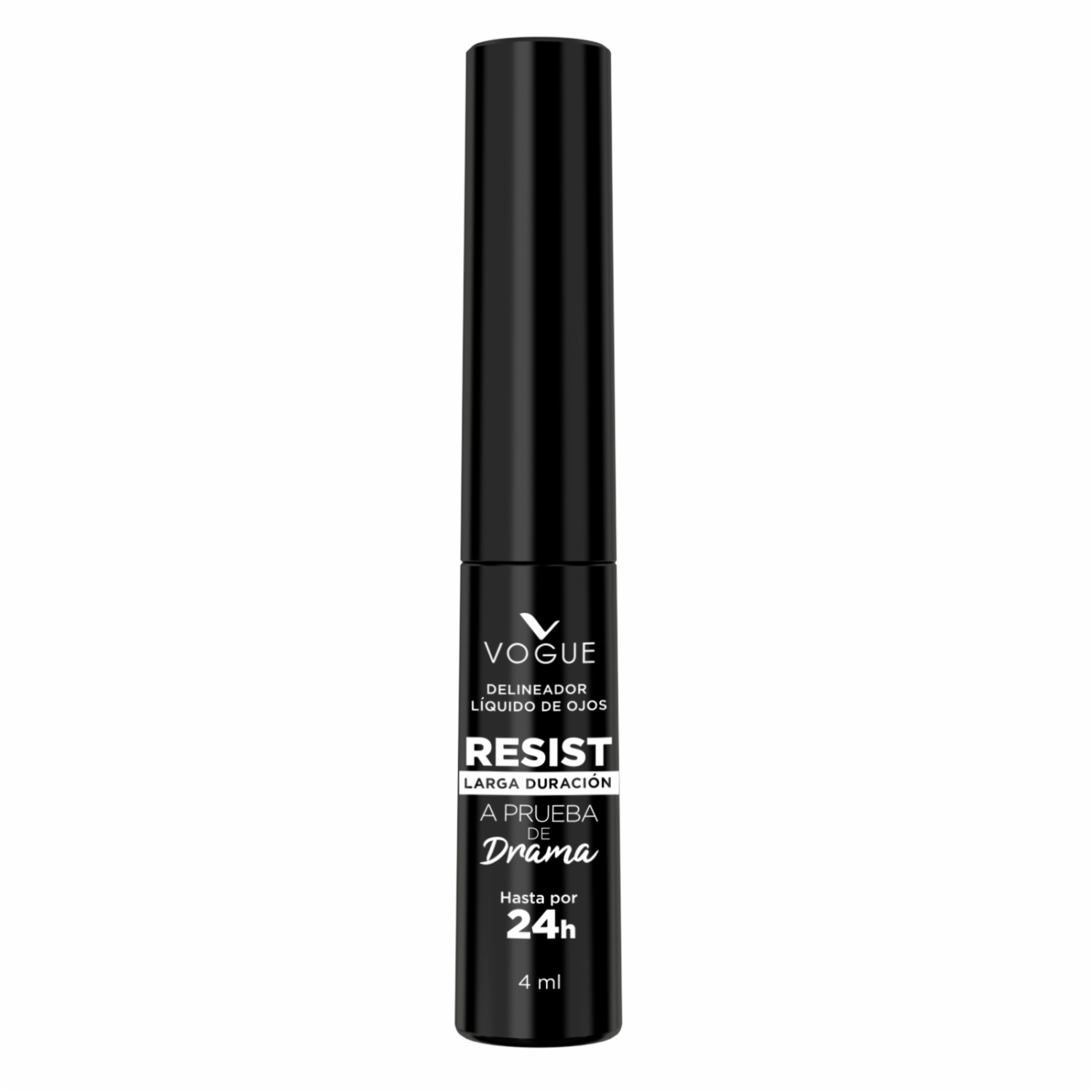 Delineador De Ojos Líquido Resist Negro VOGUE 4 Ml - Imagen 2