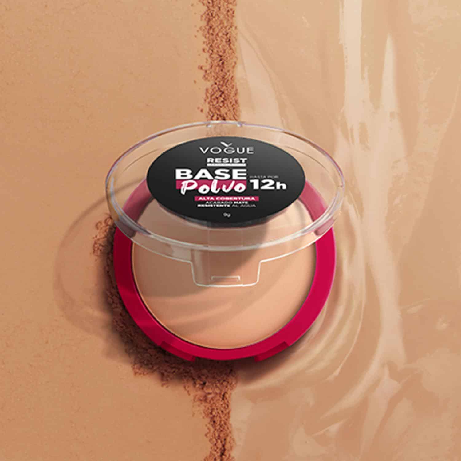 Base De Maquillaje En Polvo Resist Tono Avellana VOGUE - Imagen 3