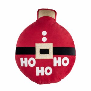 Cojín Navideño Forma De Bombillo Hohoho KÁLIDO 43 Cm