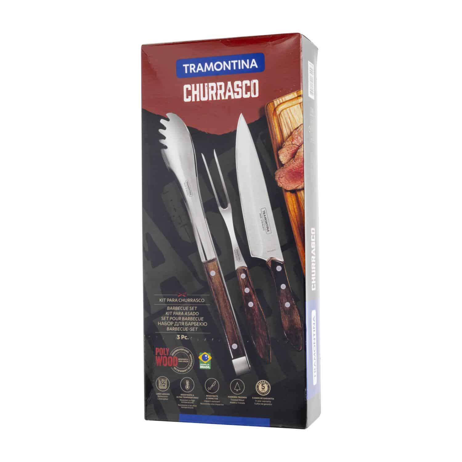 Juego Para Asado 21198/961 TRAMONTINA 3 Piezas - Imagen 2