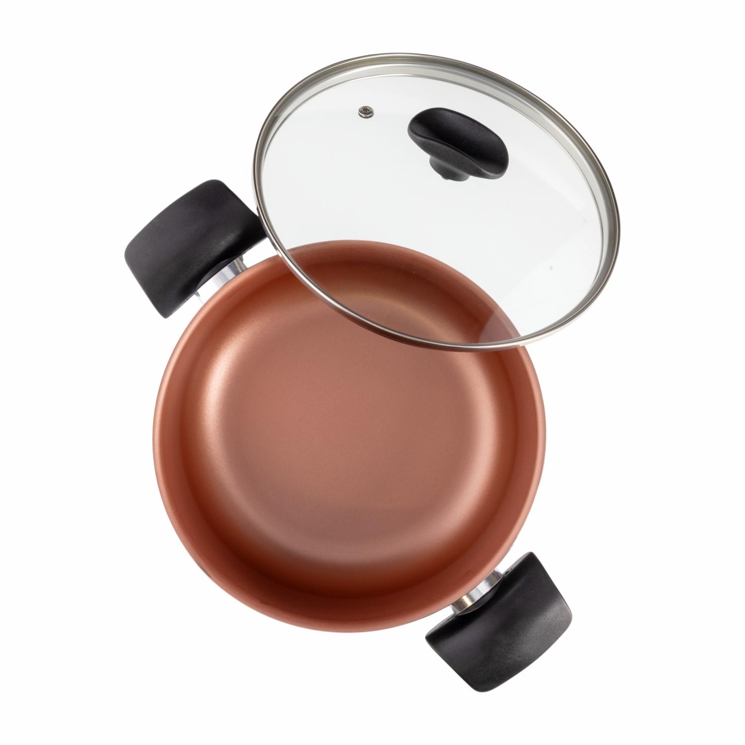 Cacerola Vermont De Aluminio Recubierto Con Antiadherente TRAMONTINA 22 Cm - Imagen 2