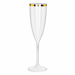 Copa Champagne Plástica Prime Golden NEOPLAS 170 Ml