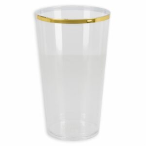 Vaso Plástico Mega Golden Transparente NEOPLAS 550 Ml