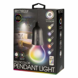 Foco Recargable Multicolor Con Control Remoto BYTECH Wireless