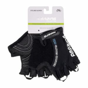 Guantes De Ciclismo Eco Negro Sin Dedos AMAZING Talla Grande