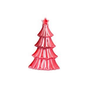 Árbol Navidad Ceramica Rojo JOY 12,6 X 6,5 X 19,8 CM