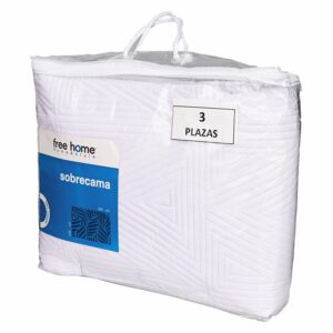 Cubrecama Modelo Ultrasonic Blanco FREE HOME 3 Plazas