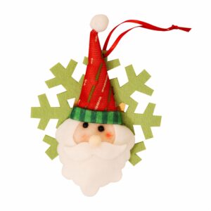 Colgante De Copo De Nieve Santa Merry & Bright JOY 11,5 Cm